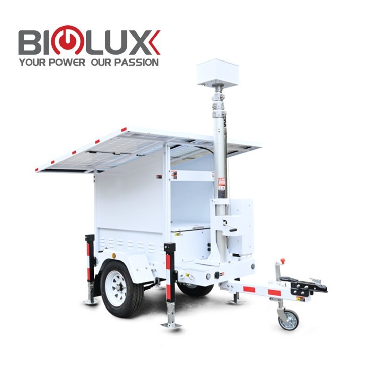 Highly Effective Security Solution Mobile Solar Surveillance Trailer Highly Effective Security Solution Mobile Solar Surveillance Trailer