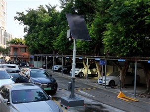 HiGUARD videonovērošanas torņa pielietojums autostāvvietā