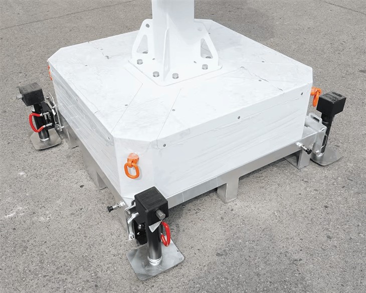 Newest Mobile Solar Surveillance Tower With Legs suppliers